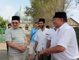 Встреча ал-гайских мусульман с муфтием Саратовской области Мукаддас-хазратом Бибарсовым